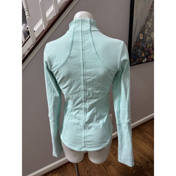 Lululemon Forme Jacket Aquamarine Blue Full Zip Size 4 - Picture 4 of 6